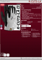 REIS LEVEL5 CUT5-LA Schnittschutzhandschuhe – HPPE, Latex & Schnittschutz C