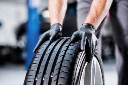 MERCATOR gogrip Nitril-Handschuhe mit Diamanttextur schwarz