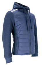 REIS DOHBRID Hybrid-Sweatshirt mit Kapuze – Marineblau – Größen M–3XL