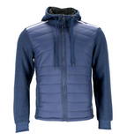 REIS DOHBRID Hybrid-Sweatshirt mit Kapuze – Marineblau – Größen M–3XL