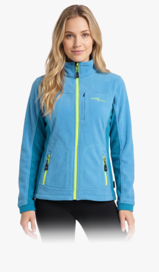 L. HOLLMAN Damen-Fleecejacke