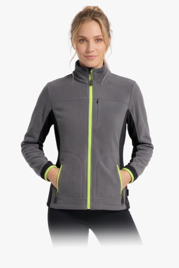 L. HOLLMAN Damen-Fleecejacke