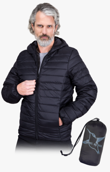 REIS DART Herren-Steppjacke – Schwarz